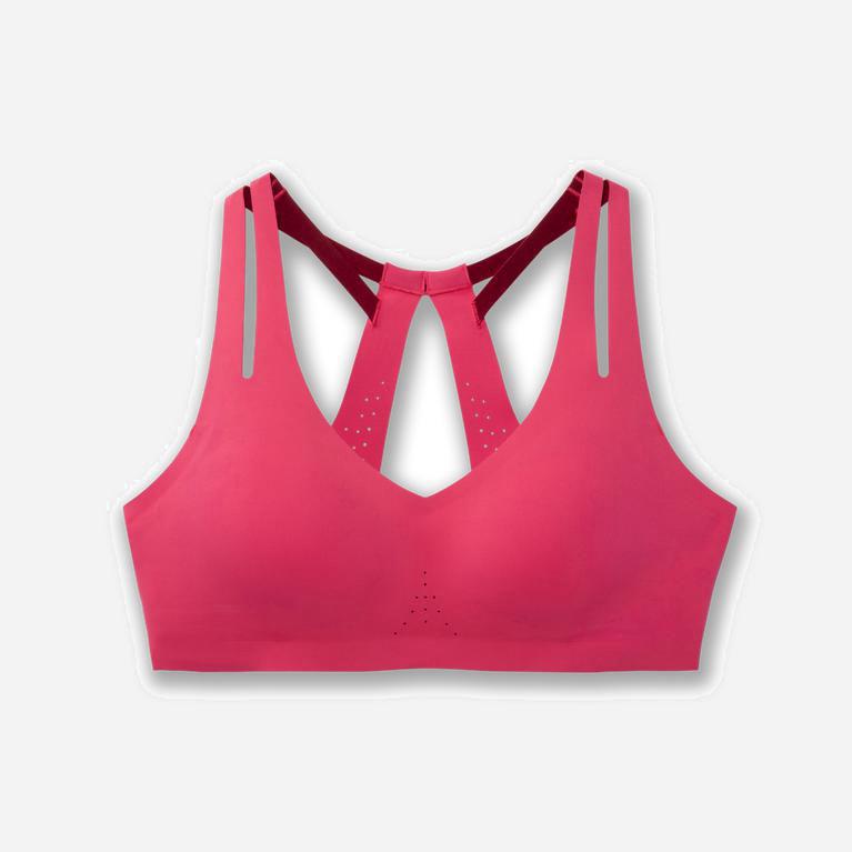 Brooks Dare Strappy Run Bra Dam 543190-JOZ Rosa